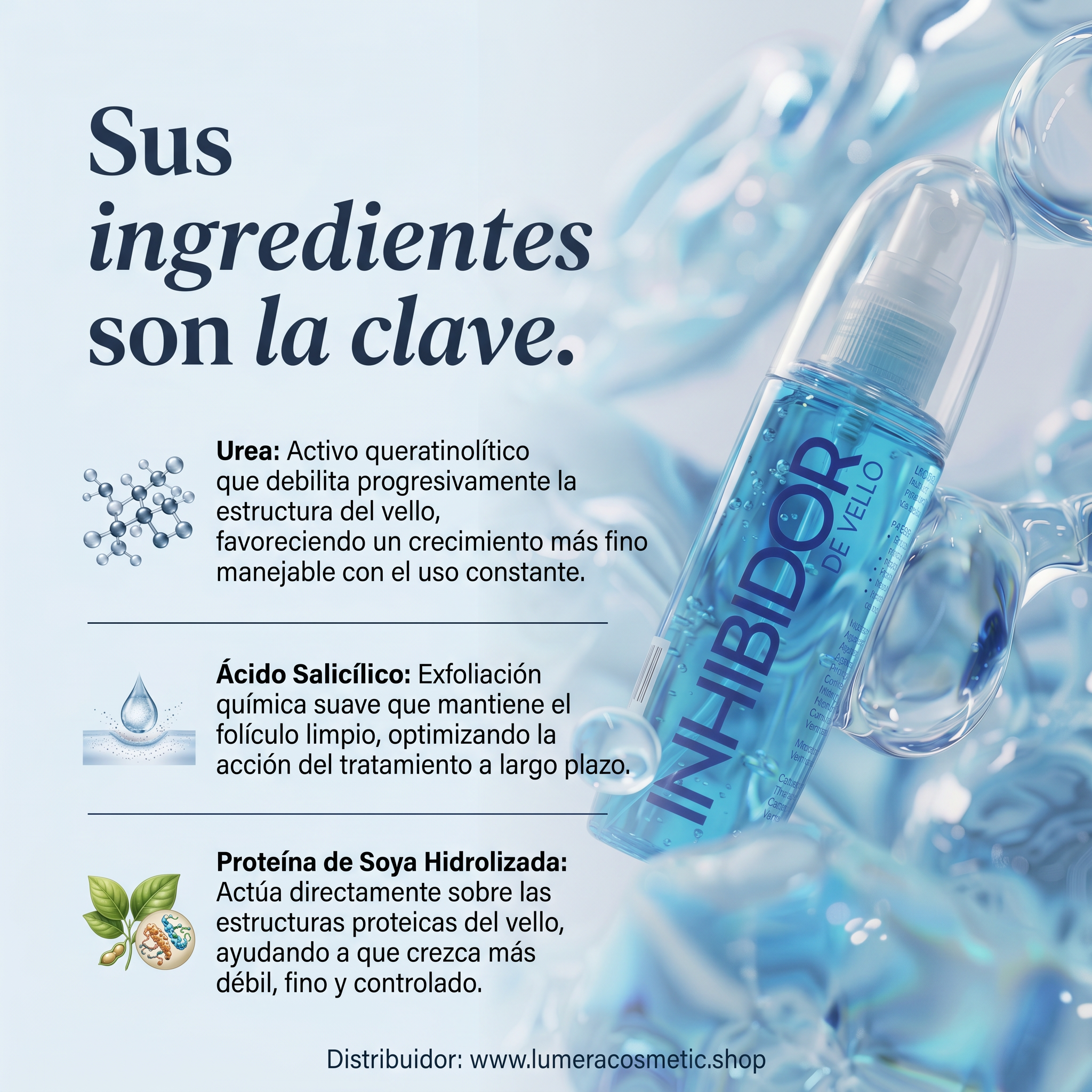 Inhibidor de Vello™ - Tratamiento Post - Depilación Todo en Uno