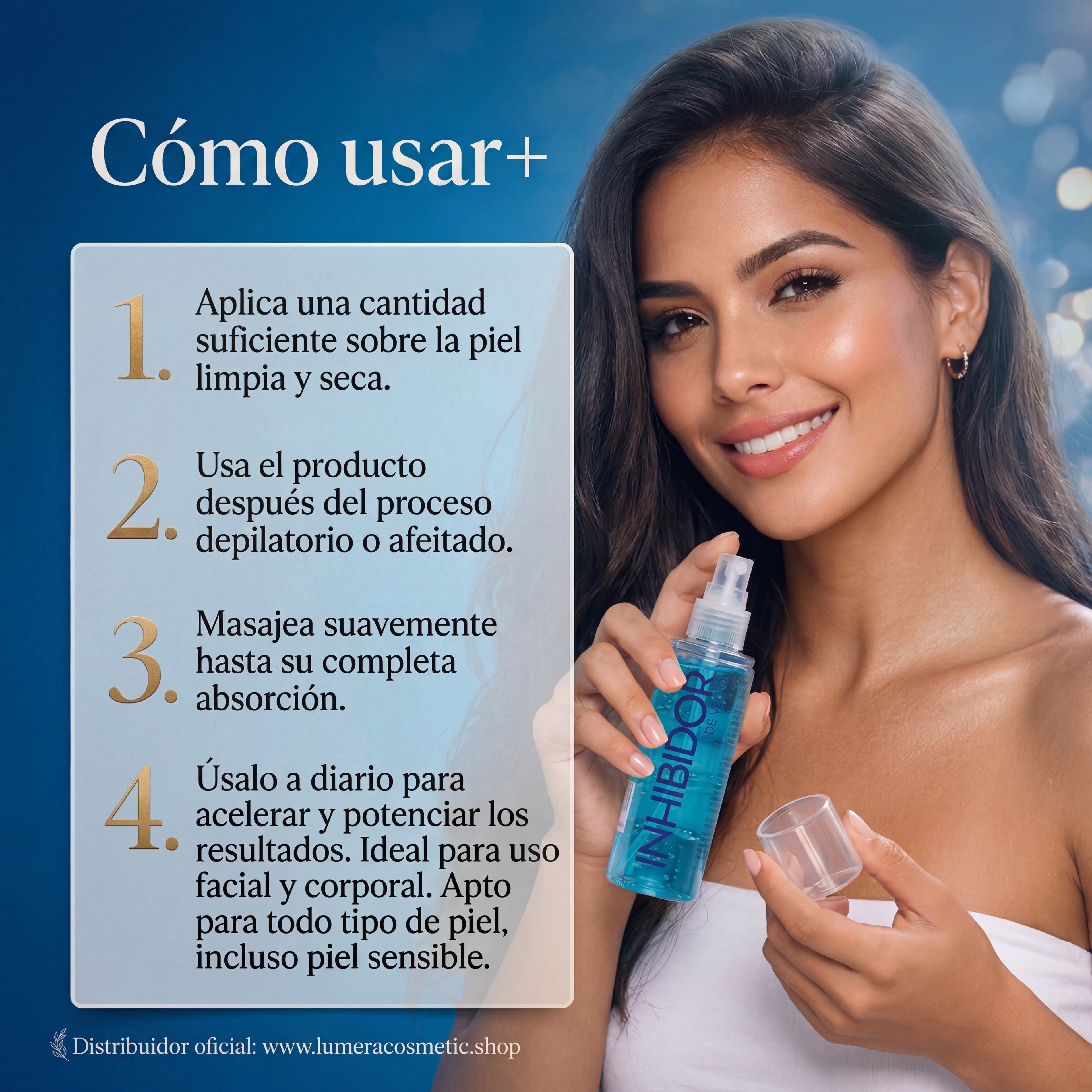 Inhibidor de Vello™ - Tratamiento Post - Depilación Todo en Uno